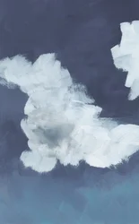 Dromerige blauwe wolken