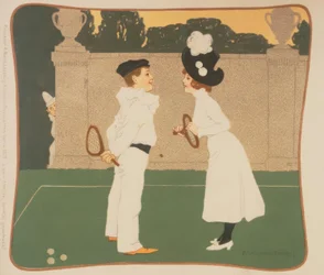 Kennismaking op de tennisbaan