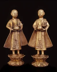 Monniken in Shan-stijl