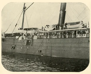 De Cherokee: in de baai, Spaans-Amerikaanse Oorlog, juni 1898