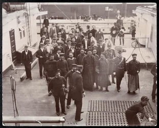 De Chinese staatsman Li Hung-Chang tijdens zijn bezoek aan de Verenigde Staten, 1896