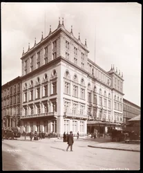 Hotel Delmonico op 44th Street en 5th Avenue, New York, 1898