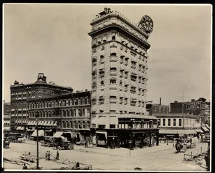 Het Pabst Hotel, 42nd Street, Broadway en 7th Avenue, New York