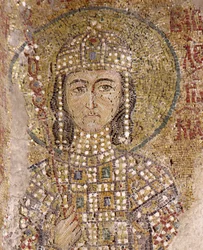 Alexios Komnenos in Hagia Sophia (mozaïek)