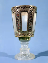Hexagonale beker, schat uit de Basiliek van San Marco