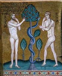 Adam en Eva. De zondeval, 1140-1170