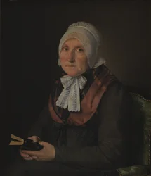 Maria Magdalena Jensen, geboren Jessen, de moeder van de kunstenaar