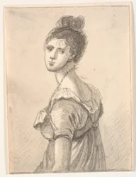 Vrouwenportret in Halffiguur