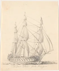 Drie-deks schip - eerste rang -