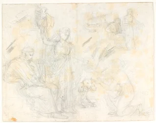 Psyche ontvangt de kruik van Proserpina