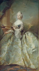 Portret van Louise, Frederik V
