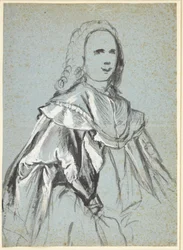 Studie voor een portret, vermoedelijk van A. G. Moltke