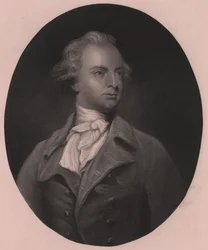Portret van Sir Abraham Hume, Tweede Baronet (1749-1838), gravure door G Stodard naar schilderij van Joshua Reynolds, 25x33 cm, Virtue and Co Publisher, Londen, circa 1860