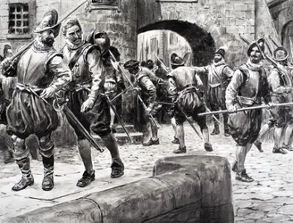 Het verhaal van Frankrijk -- soldaten verzamelen in Parijs