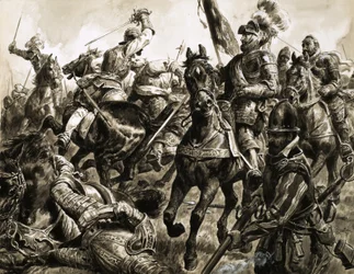 Ongeïdentificeerde gevechtsscène