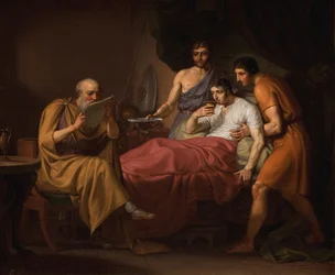 Alexander de Grote op zijn ziekbed