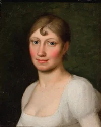 Christine Rebekka Eckersberg, geboren Hyssing, eerste vrouw van de kunstenaar