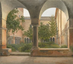De kloosters van San Lorenzo fuori le mura in Rome
