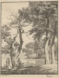 Het eiland bij Valsøelille, juli 1810