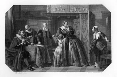 Hugo de Groot Grotius, 17e-eeuwse Nederlandse jurist en filosoof, ca. 1870