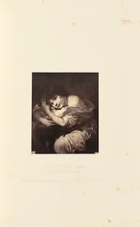 Meisje met de duif, door Greuze