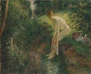 Bader in het bos, 1895