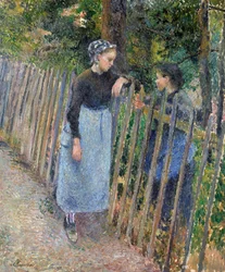 Gesprek, ca. 1881