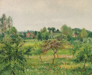 Juni, regenachtig weer, Eragny
