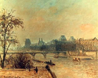 De Seine en het Louvre, Parijs, 1903