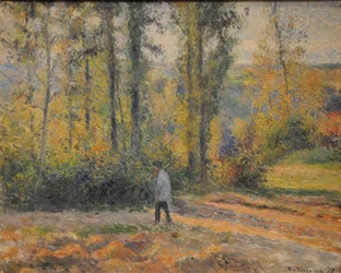 Landschap met een jager, Pontoise