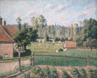 Prairie bij Eragny, 1889