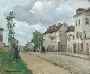 Straat in Pontoise (Rue de Gisors)
