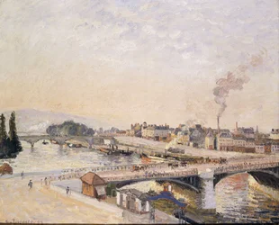 Zonsopgang over Rouen; Lever du Soleil à Rouen, 1898