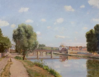 De Spoorbrug, Pontoise, 1873
