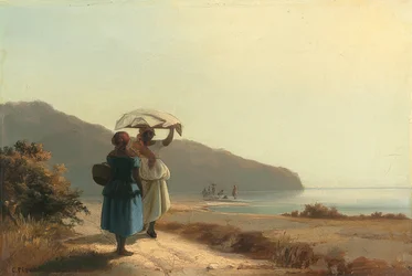 Gesprek, St. Thomas. 1856