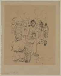 Op de markt