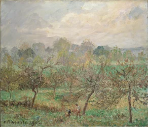 Herfst, Ochtendmist, Éragny-sur-Epte