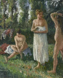 Badgasten, ca.1895 (olieverf op doek)