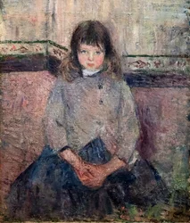 Félix Pissaro in een rok