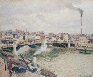 Ochtend, een bewolkte dag, Rouen
