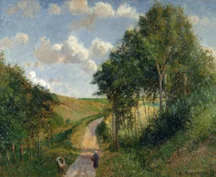 Landschap bij Berneval, 1900