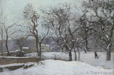 Sneeuw in Louveciennes, ca. 1870