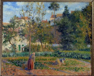 Moestuin bij de Hermitage, Pontoise, 1879, afmetingen 0,55 x 0,65 m, Parijs, Musée d