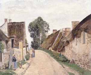 Dorpstraat, Auvers-sur-Oise, 1873