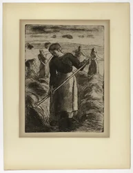 Vrouwelijke Hooier in Éragny
