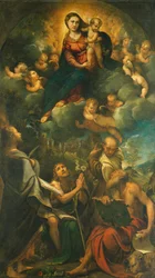 Madonna in Glorie, of Madonna met Kind en Heiligen