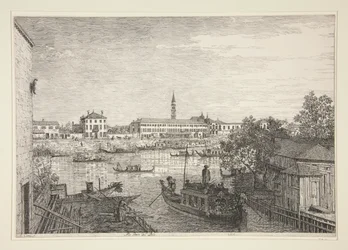 Bij de Sloten van Dolo, uit de serie Vedute (Gezichten)