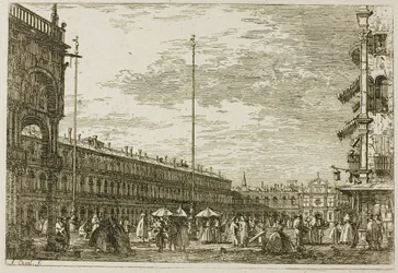 Le Procuratie niove e S. Ziminian V, uit Vedute