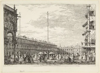 Piazza San Marco met de Procuratie Nuove en San Geminiano