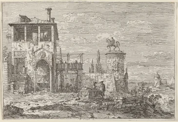 Het ruitermonument, ca. 1735-1746